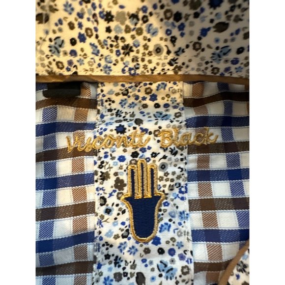 VISCONTE BLACK - Men's long sleeve shirt.‎ Size Small. - Picture 6 of 6